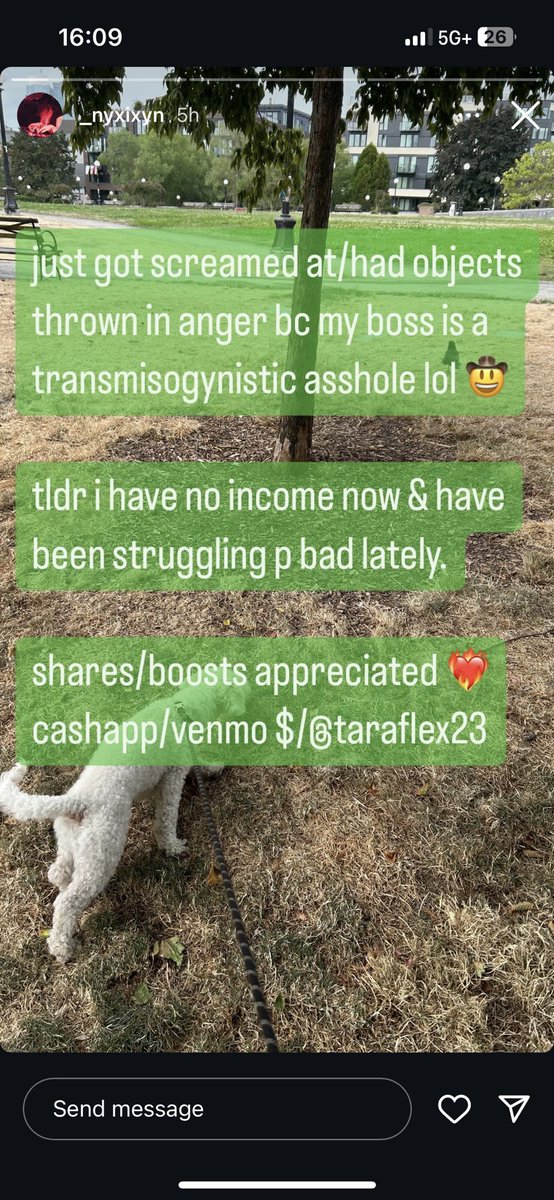 Thought I’d share this my roommate lost its job and like a bunch of the staff is quitting bc of misconduct/mismanagement and I’m the only one with an income rn. Help/shares is appreciated for my favorite dog 😭🥺🐕

cash.app/$taraflex23
venmo.com/taraflex23