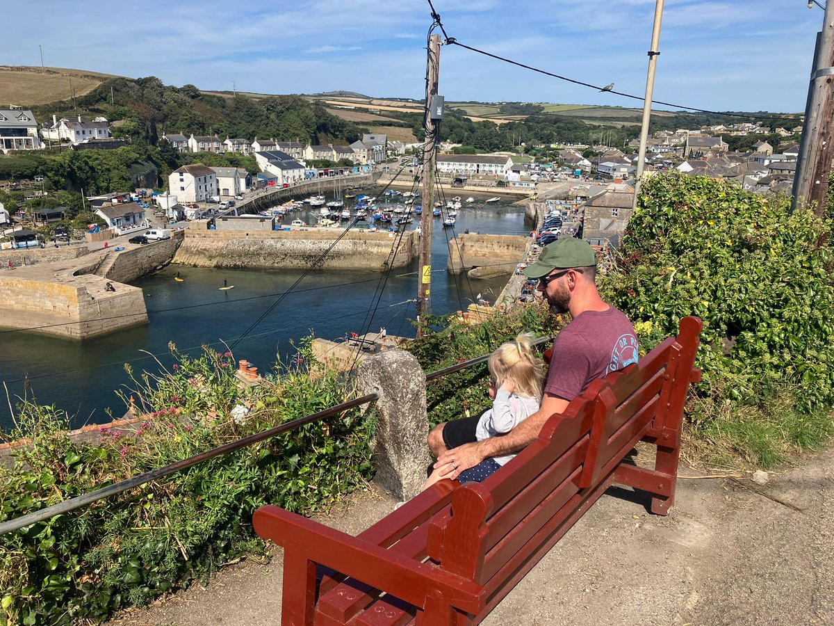 Down in Cornwall with the extended family, and just rediscovered this photo of me and my girl overlooking Porthleven Harbour from our last visit 2 years back 👨‍👧

Must take more pictures!