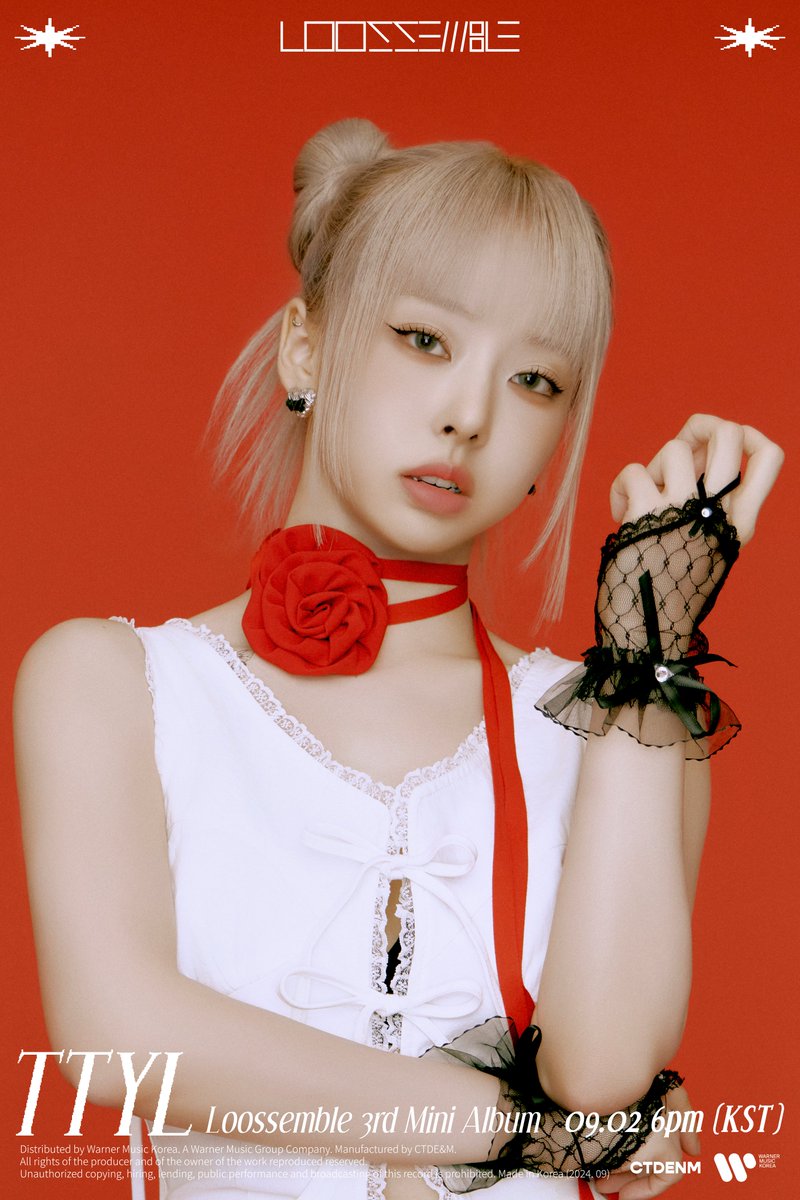 Loossemble 3rd Mini Album [TTYL]
2024.09.02 6PM (KST)

📞ℂ𝕠𝕟𝕔𝕖𝕡𝕥 ℙ𝕙𝕠𝕥𝕠 𝔹📞

💿Pre-Order cafe.daum.net/Loossemble/b7w…

#루셈블 #Loossemble
#비비 #ViVi
#TTYL #Loossemble_TTYL