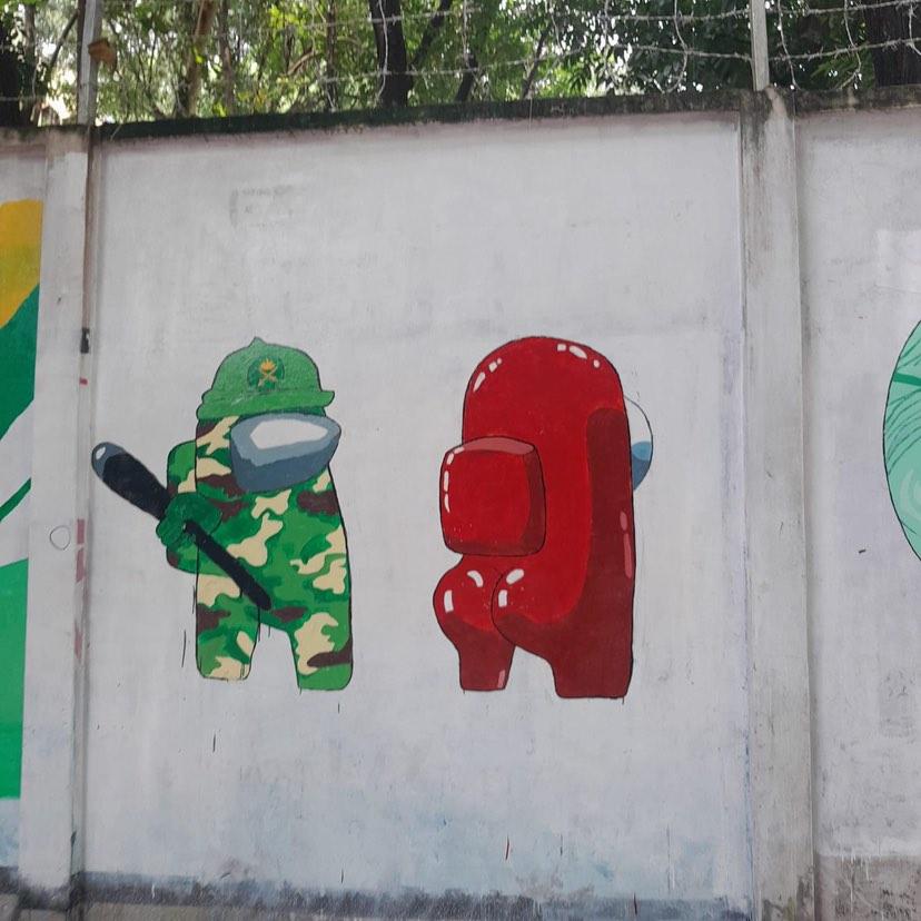 ^⁠_⁠_⁠_⁠_⁠_⁠_⁠_⁠_⁠_⁠^
#grafitti in #Gopalganj 
#Bangladesh