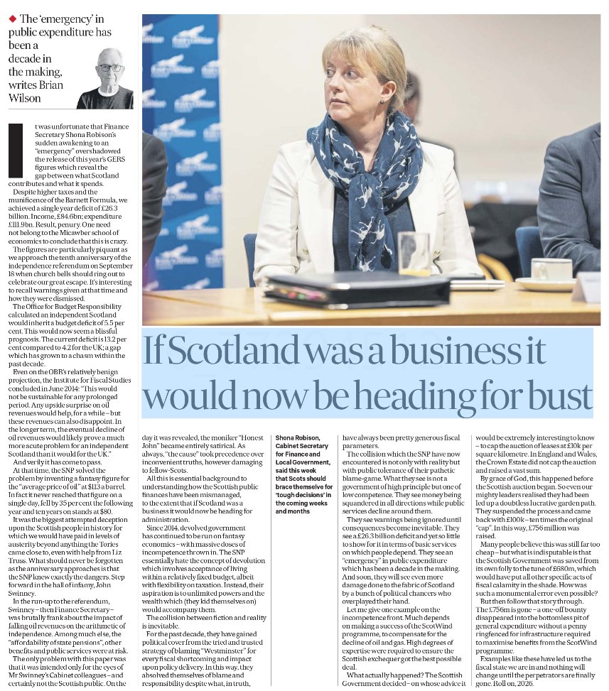 A very worrying read.

Sadly we have nearly 2 more years of the SNP running Scotland into the ground before we can vote them out.