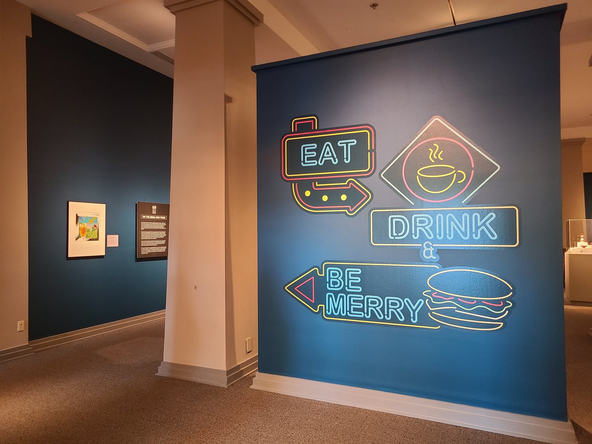 HSVmuseumArt's tweet image. This weekend, feast your eyes on "Eat, Drink &amp;amp; Be Merry" at the Huntsville Museum of Art! Like a gourmet meal, each piece serves up a slice of art history where food becomes a story and a celebration. Visit hsvmuseum.org #ArtAndFood #EatDrinkBeMerry #HuntsvilleArt