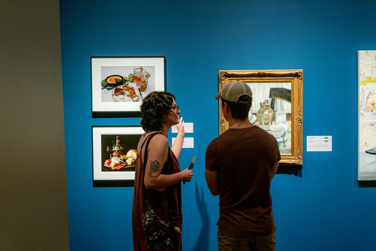 HSVmuseumArt's tweet image. This weekend, feast your eyes on "Eat, Drink &amp;amp; Be Merry" at the Huntsville Museum of Art! Like a gourmet meal, each piece serves up a slice of art history where food becomes a story and a celebration. Visit hsvmuseum.org #ArtAndFood #EatDrinkBeMerry #HuntsvilleArt