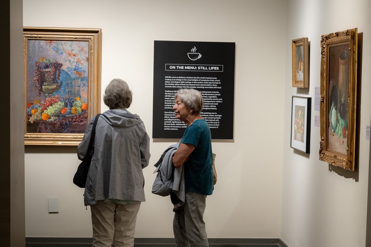 HSVmuseumArt's tweet image. This weekend, feast your eyes on "Eat, Drink &amp;amp; Be Merry" at the Huntsville Museum of Art! Like a gourmet meal, each piece serves up a slice of art history where food becomes a story and a celebration. Visit hsvmuseum.org #ArtAndFood #EatDrinkBeMerry #HuntsvilleArt