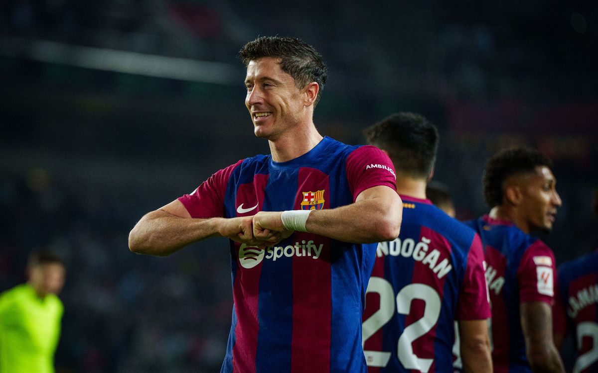 🎁 ¡𝑹𝑬𝑮𝑨𝑳𝑨𝑴𝑶𝑺 𝑼𝑵𝑨 𝑪𝑨𝑴𝑰𝑺𝑬𝑻𝑨 𝑫𝑬𝑳 𝑩𝑨𝑹𝑪𝑬𝑳𝑶𝑵𝑨! 🔵🔴 

⚽️ Si LEWANDOWSKI mete gol y el BARCELONA gana al Valencia, sorteamos una camiseta entre todos los que nos sigan y den retuit. 🔄

🍀 ¡Mucha suerte a todos!