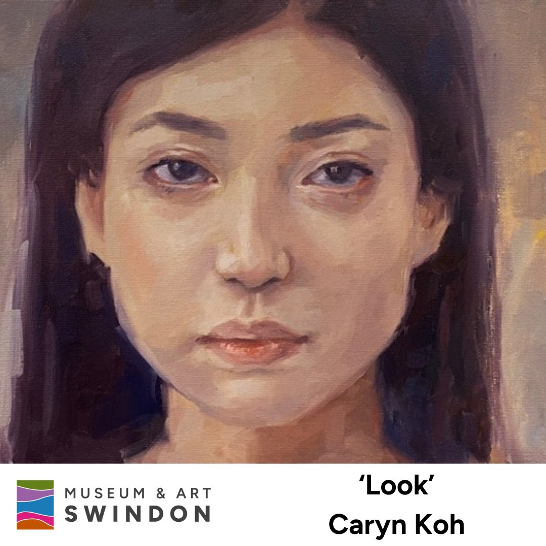 MuseumandArt's tweet photo. Our local artist showcase features @carynbearkoh stunning paintings, now on display at MAS🎨 Caryn’s introspective works draw from her personal life &amp; relationships. She also helps organise Swindon Paint Fest! To purchase her art, visit us or email MASRetail@swindon.gov.uk. https://t.co/kFuYSDW7T4