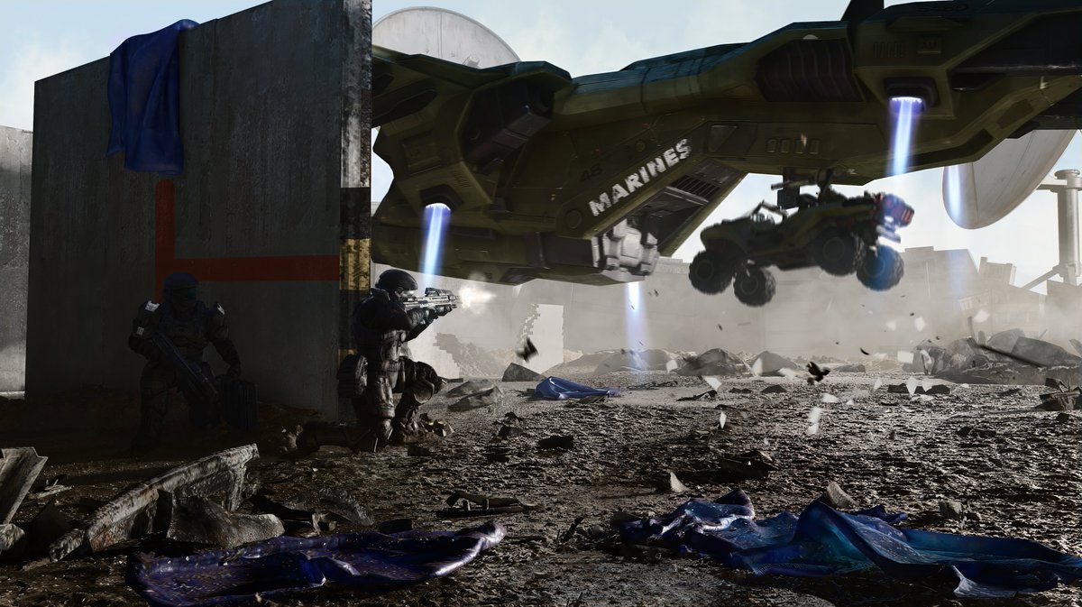 j_queary's tweet image. Throwback to HALO landfall
 
#halo #halospotlight #gmod