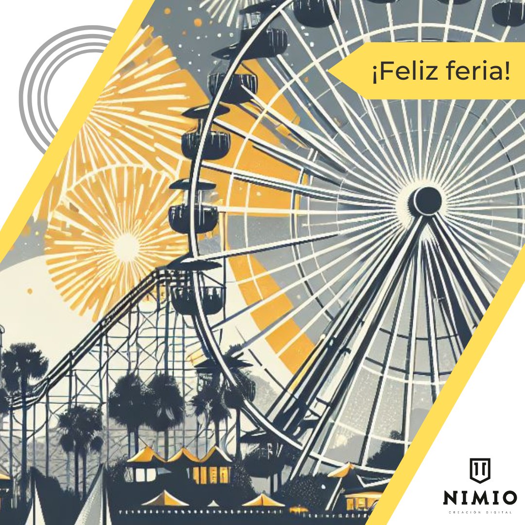 ¡Bienvenidos a la Feria de Málaga de 2024! 🎉🌟

Nos espera una semana llena de música, baile y momentos inolvidables. ¡Que viva la Feria de Málaga! 🎡🕺🏽🎶

#FeriaMalaga2024 #nimioestudio #marketingdigital #audiovisual #desarrolloweb #diseñografico