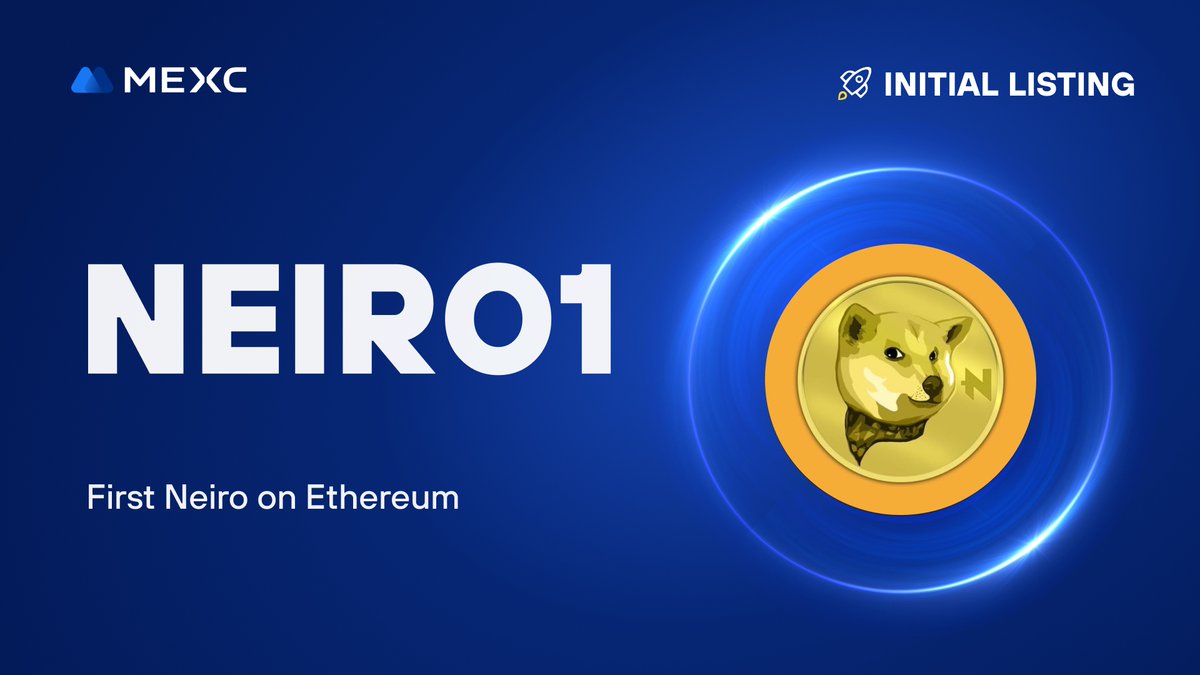 🚨#MEXC New Listing Alert! 📈 $NEIRO1/USDT will be listed in the Assessment  Zone on 2024-08-17 14:00 (UTC). @neiroethcto is a meme coin. Details:  https://t.co/UuW4UwjzsS
