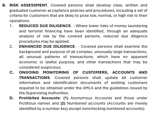 kuyawowwowie's tweet photo. [𝐓𝐨𝐩𝐢𝐜: 𝐀𝐌𝐋𝐀]

AMLA accounts for 6 questions and it consistently appears in the exam and marami talaga siya, if not 6. More often, questions are sourced out unpredictably. :<

Hinahanap ko saang irr yong red flag. Idk, di ko narin matandaan paano tinanong hahaha https://t.co/EK64v3LxGG