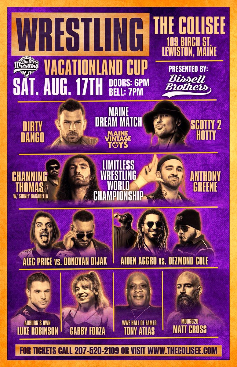 If you aren’t going to <a href="/LWMaine/">Limitless Wrestling</a> #VLC24 today at the <a href="/TheColisee/">The Colisée</a> then no chance you ever get a high 5, let alone a Christmas card from me again 

Let’s. Fucking. Go.