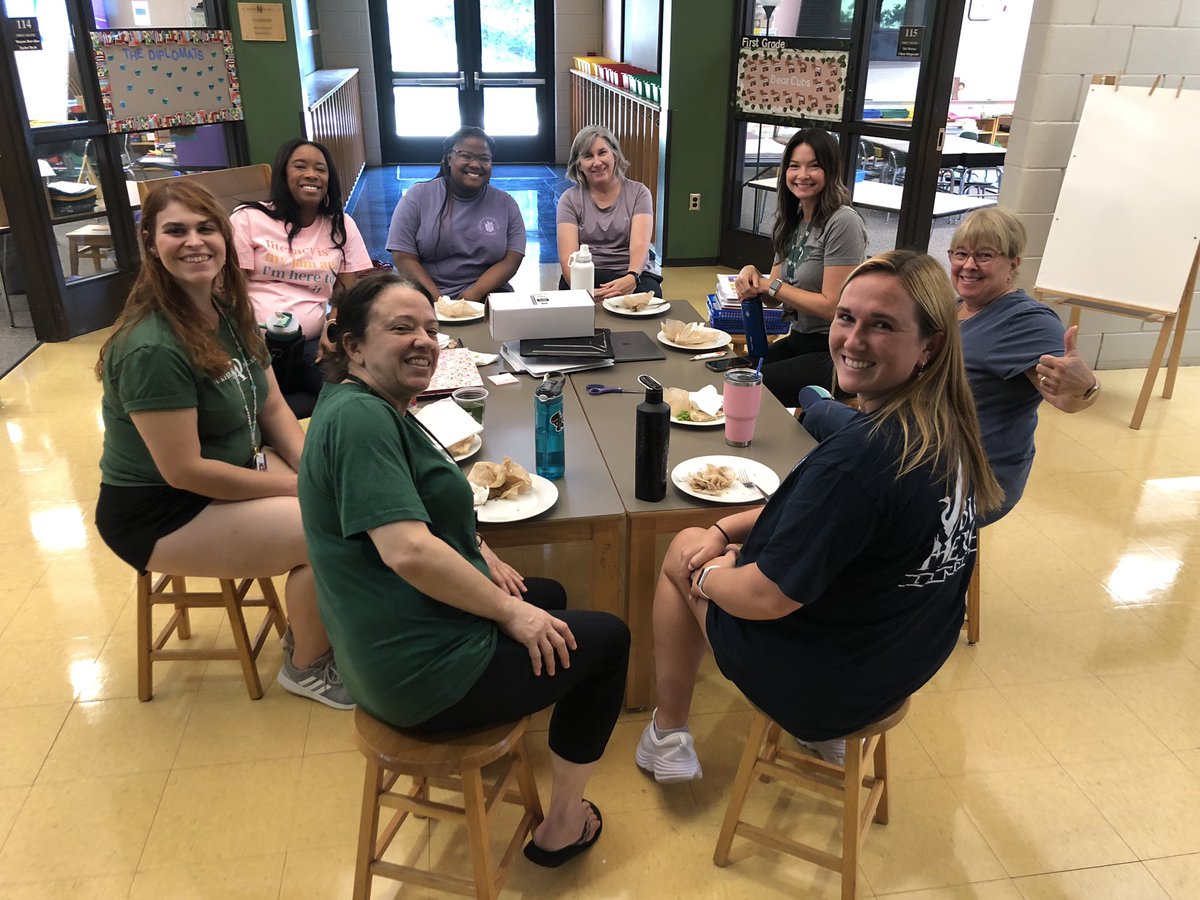 clronco's tweet photo. With training under our belts in Sustainability Leadership and new pedagogy in literacy instruction, faculty @DurhamAcademy Lower School are ready for a new school year! Can’t wait to meet our students on Monday! https://t.co/GPK8GkFI4C