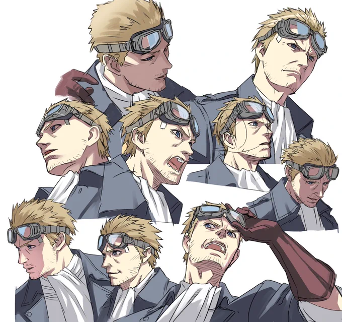 シドの練習です 模写も含めて若干描けるようになってきた気が 