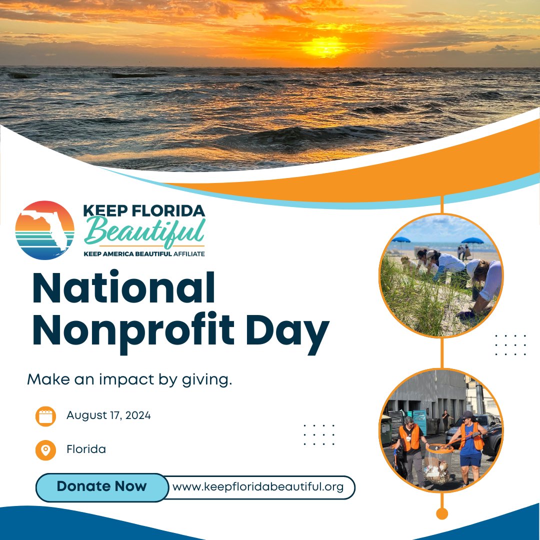 Our affiliate organizations work year round to beautify our sunshine state. Please support us so we can continue to Keep Florida Beautiful and protect our paradise! #donate #sponsor #keepflbeautiful #support #nonprofit #florida
Support KFB: bit.ly/3UcHGGG