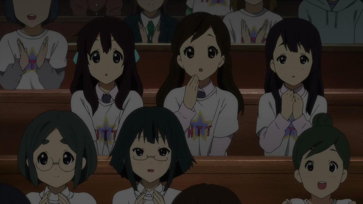 あ.またけいおんのですね..わかりましたとこの品 またまた学園祭！」で一瞬映る3人、実はムギちゃんの中学校時代の友達