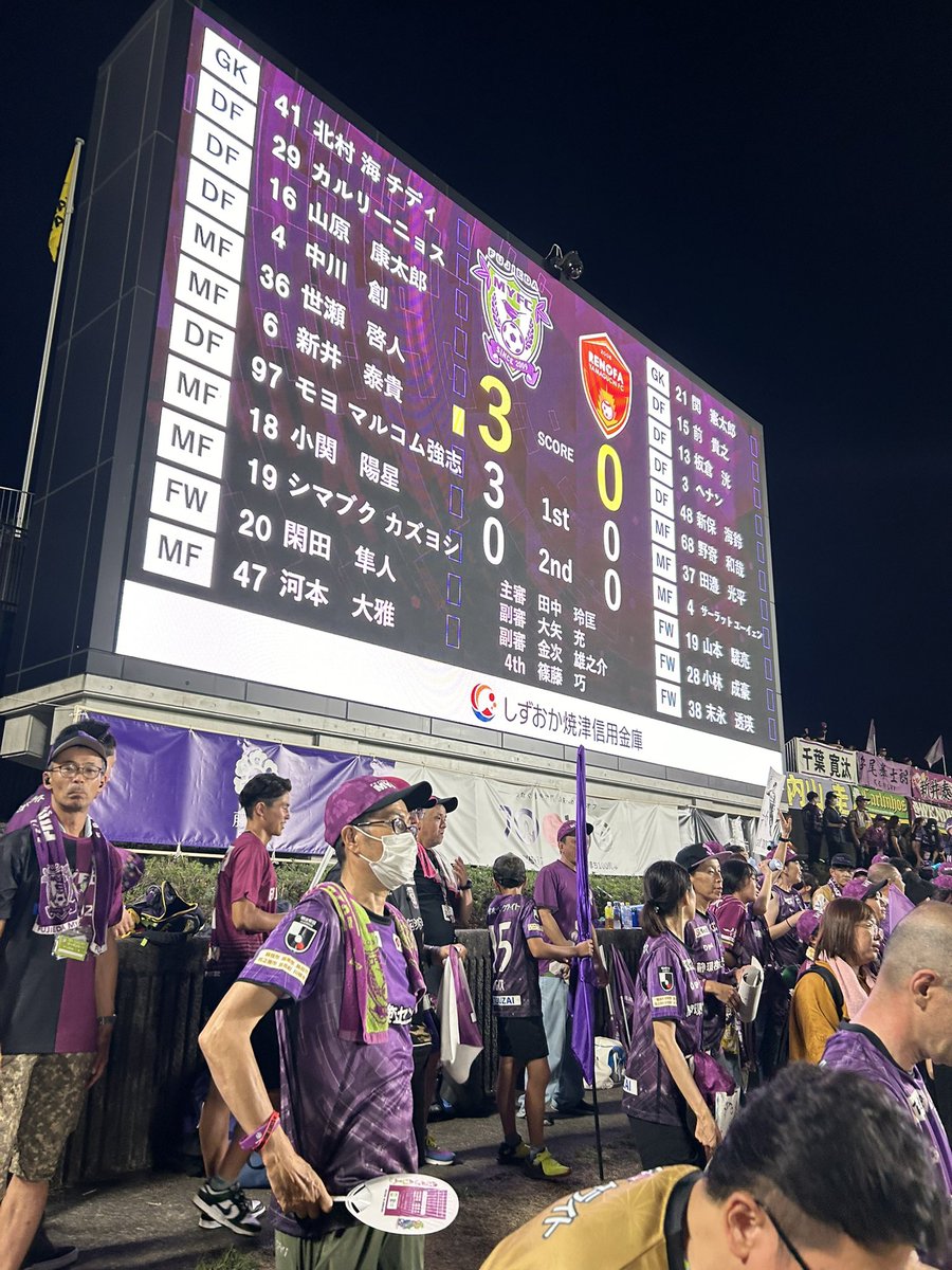先週の悔しさを打ち消す快勝❗️素晴らしい得点ばかり😀次もホームで絶対勝つ❗️