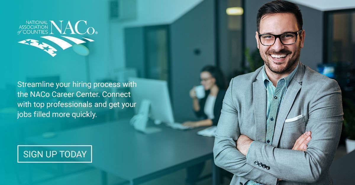 NACoCounties's tweet photo. Are you looking to fill #county government positions or looking for a career in county government? Visit the NACo Career Center today: https://t.co/LQs0q3nRH3 https://t.co/2vCquwHlVk