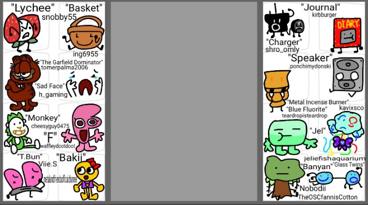 DapperDudeLol's tweet image. #objectkerfuffle here are all the RCs I drew for this episode, more in replies!