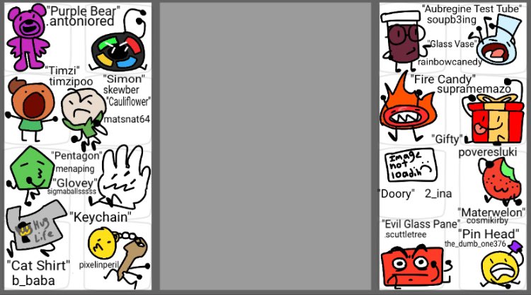 DapperDudeLol's tweet image. #objectkerfuffle here are all the RCs I drew for this episode, more in replies!