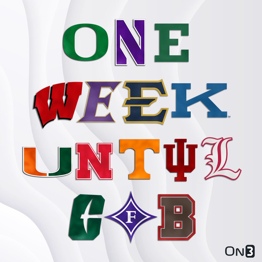 College Football is BACK next Saturday‼️