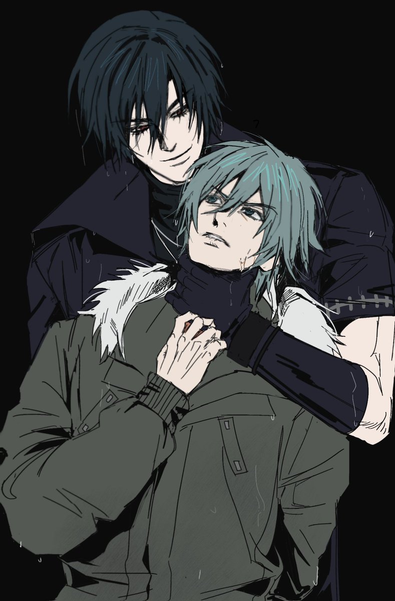 트친이랑 연교로 간단하게 시키아키 그렸어요