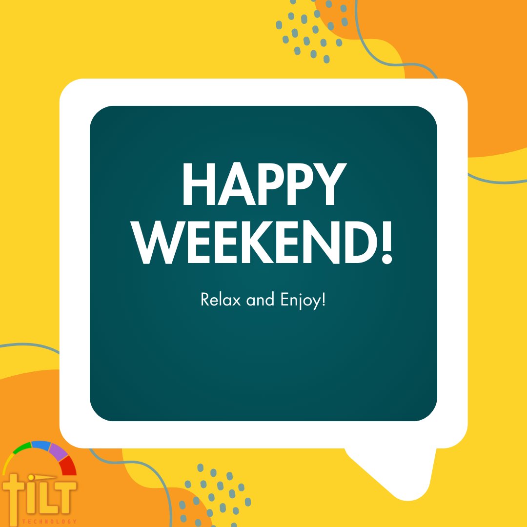 Enjoy your weekend!