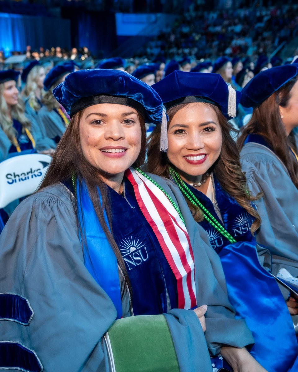 NSUFlorida's tweet photo. Shaking up health care – in the best way! 💙
Congrats to our graduates from the Ron and Kathy Assaf College of Nursing and the Dr. Pallavi Patel College of Health Care Sciences.
#NSUGrad https://t.co/6f0FRXqLa6