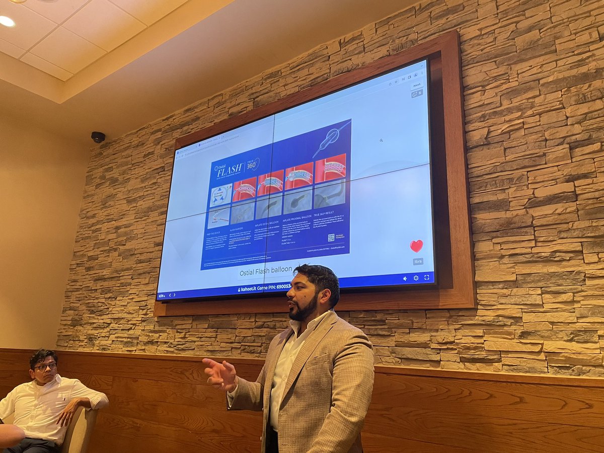 VergeMedical's tweet photo. What an honor to be able to host the fellows dinner at @Dallas_PCI The future is bright! @ThuyPhamDO @RahulSawhneyDO @prathakker @kalazizimd @mike_lankford @20Flook onicles https://t.co/xEnnXjYujS