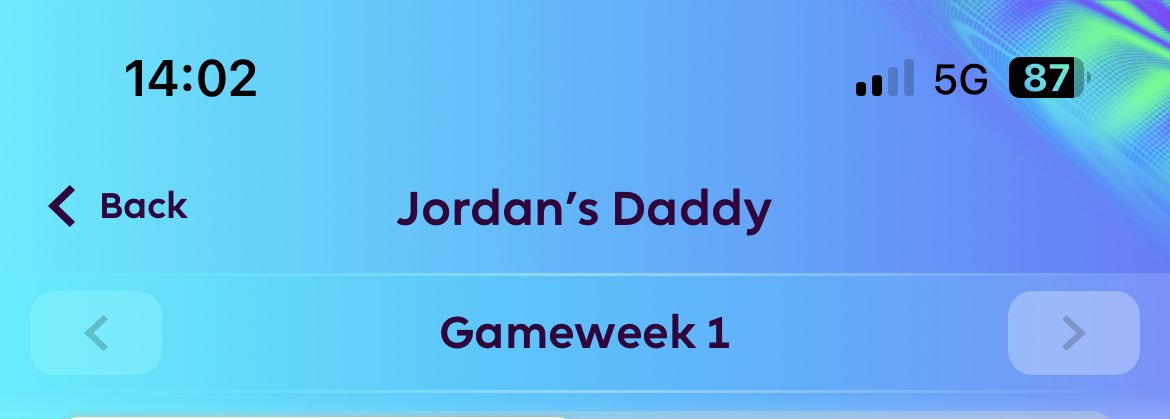 JordFro's tweet photo. @_GroovvyJ naming his @OfficialFPL team THAT.
He wants to finish on top of me this season, otherwise the bragging rights are gonna hurrrrrt 
#ZeroPause https://t.co/w86ggdKkyQ