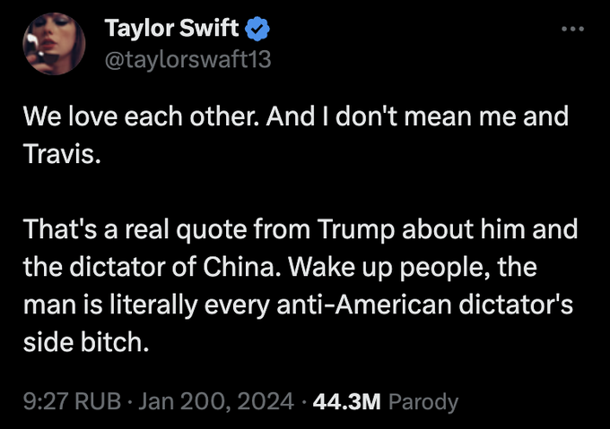 Taylor Swift slams Trump 🔥