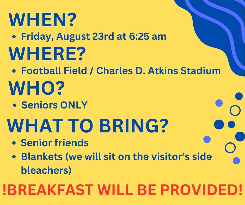 NSHSOfficial's tweet photo. Attention Seniors!  This Friday! https://t.co/6m3W4TqEvu