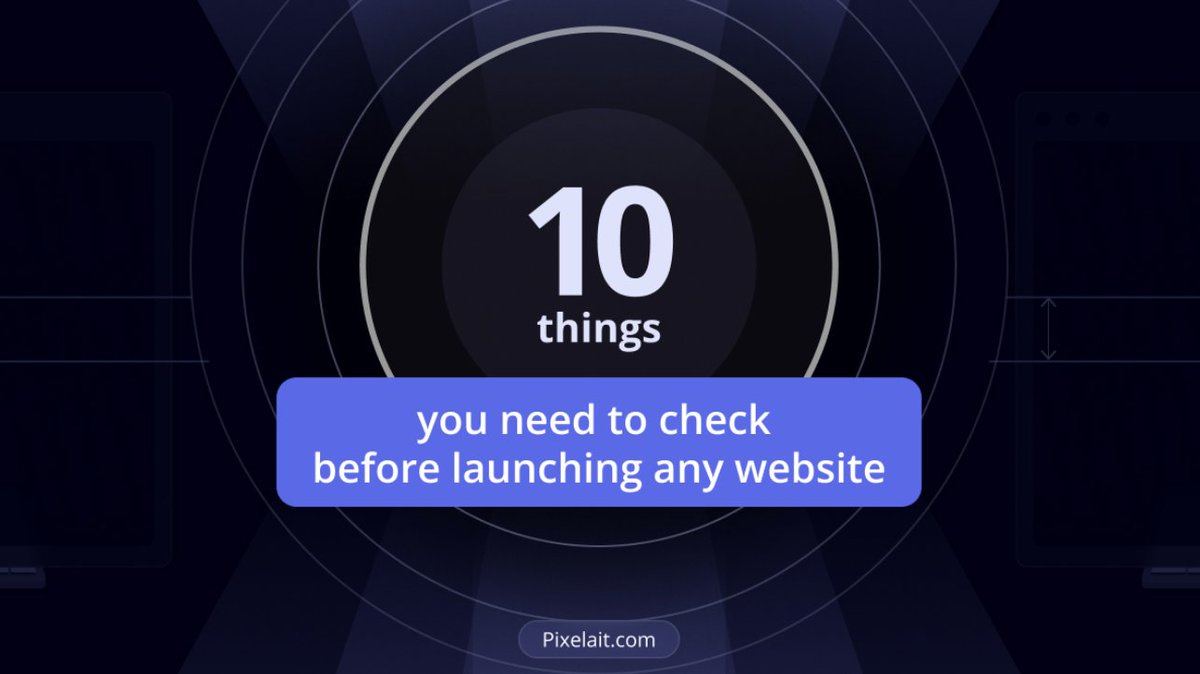 Pixelait_com's tweet photo. Pixelait says hi! 🎉 We've got a new blog post for those who love keeping their websites in top shape. Check out our essential pre-launch checklist to make sure smooth and accurate launch!

https://t.co/Mgz1aDyI6Q

#WebDesign #WebsiteLaunch #Pixelait https://t.co/zM8kdVog6v