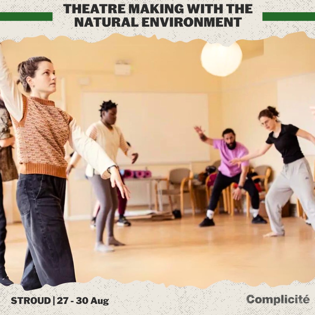 ""A single action that could change EVERYTHING"

- <a href="/SimonMcBurney/">Simon McBurney</a> on making #ecocide a crime.

From 27 Aug in #Stroud, the theatre company Simon founded, <a href="/complicite/">共犯者</a>, is running a 'theatre making with the natural environment' workshop!

More: complicite.org/projects/theat…

#StopEcocide