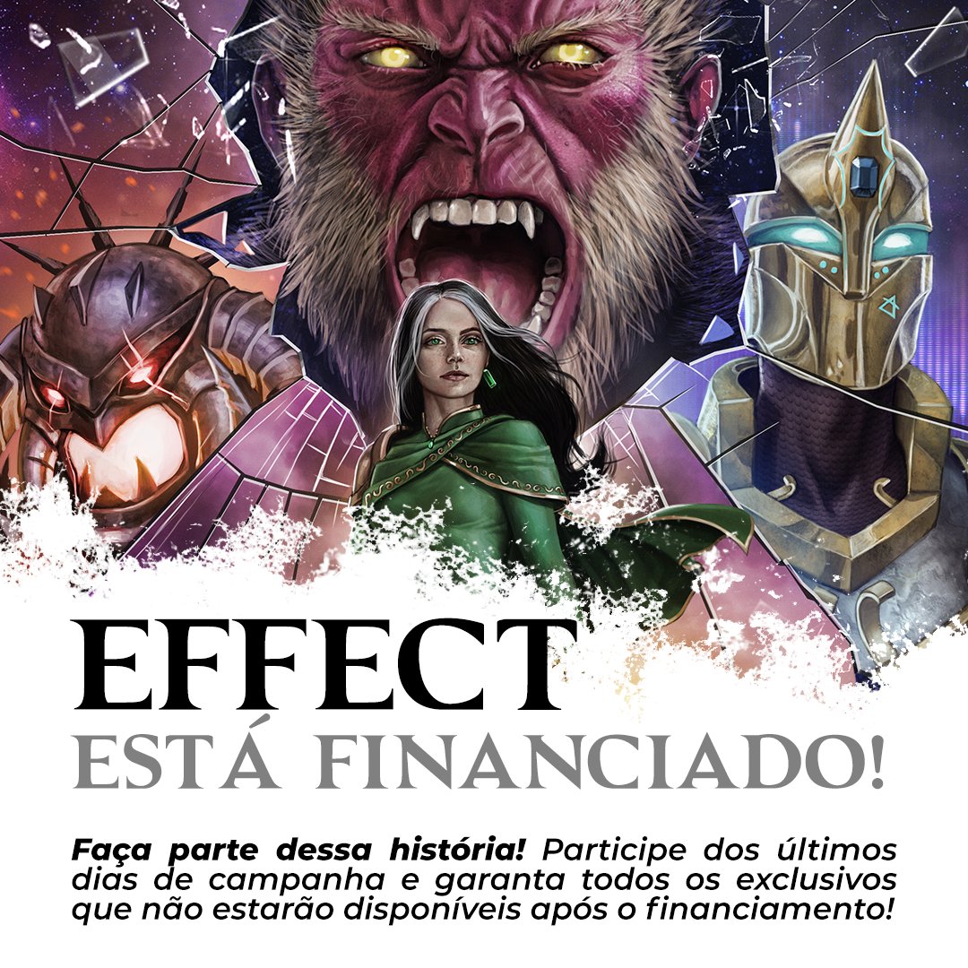 Effectcc's tweet image. Effect: Conflicting Causes está financiado! 
Mas você ainda pode aproveitar os últimos dias da campanha para apoiar e garantir todos os exclusivos do Catarse!
catarse.me/effectcc_card_…