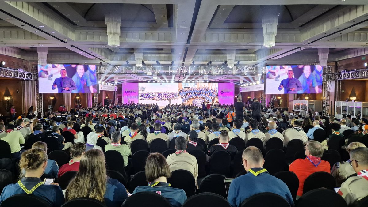 È iniziata la 43esima World Scout Conference di <a href="/worldscouting/">World Scouting</a> al Cairo! #ScoutConf