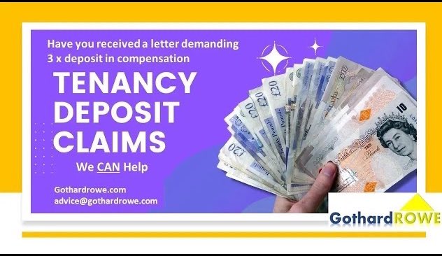 Have you received a letter from a solicitor demanding thousands, claiming you haven’t protected a tenants deposit?

Claim £8,020 reduced to £1,950
Claim £15,000 reduced to £0
Claim £32,500 reduced to £0
Claim £3,792 reduced to £550

Learn more HERE⬇️
youtu.be/aGH2h3PV30I?si…
