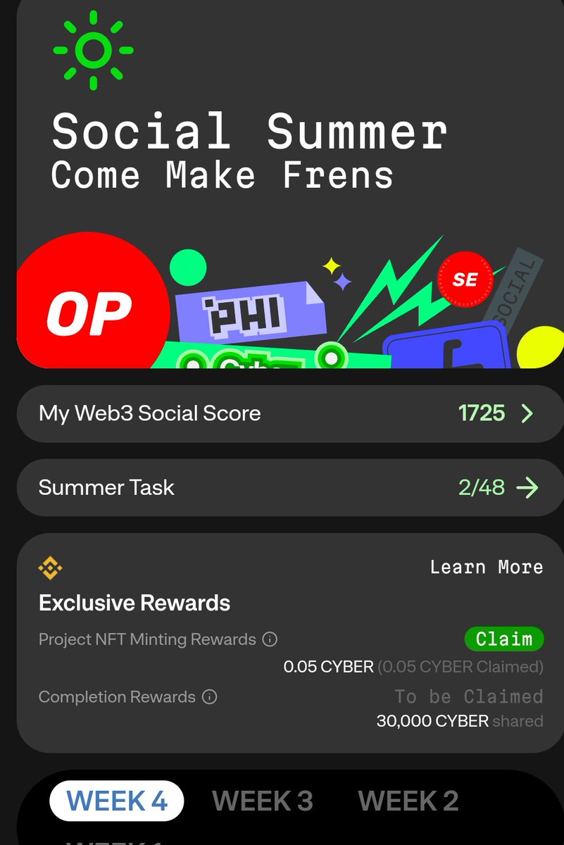 juliways's tweet photo. Because it's dogs week, stay ready cyber 
@BuildOnCyber @Optimism @Web3WithBinance 
Complete the creative bounties now! #SocialSummer https://t.co/6WCNrJ2EnM