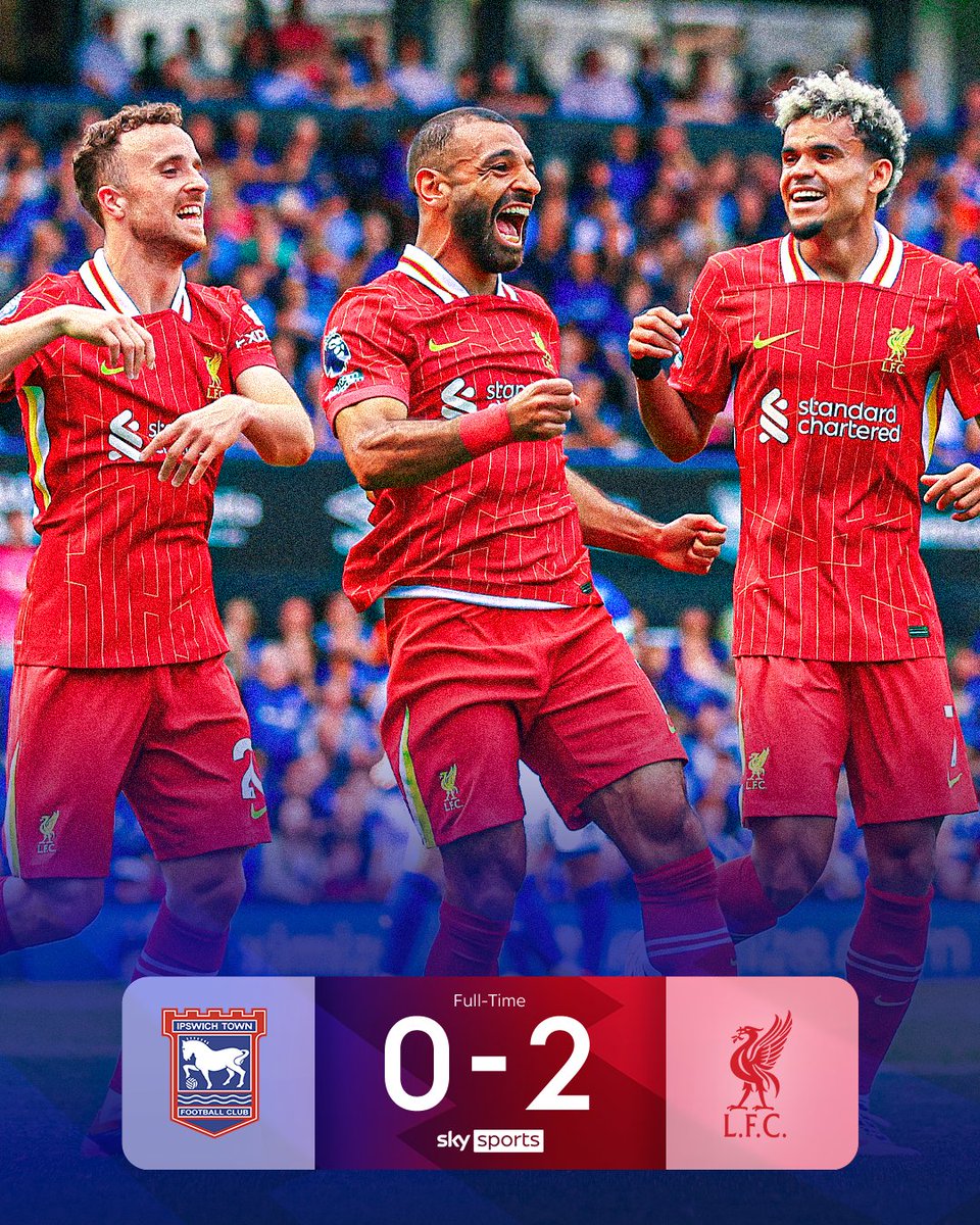 Liverpool open their Premier League season with win over Ipswich 💪