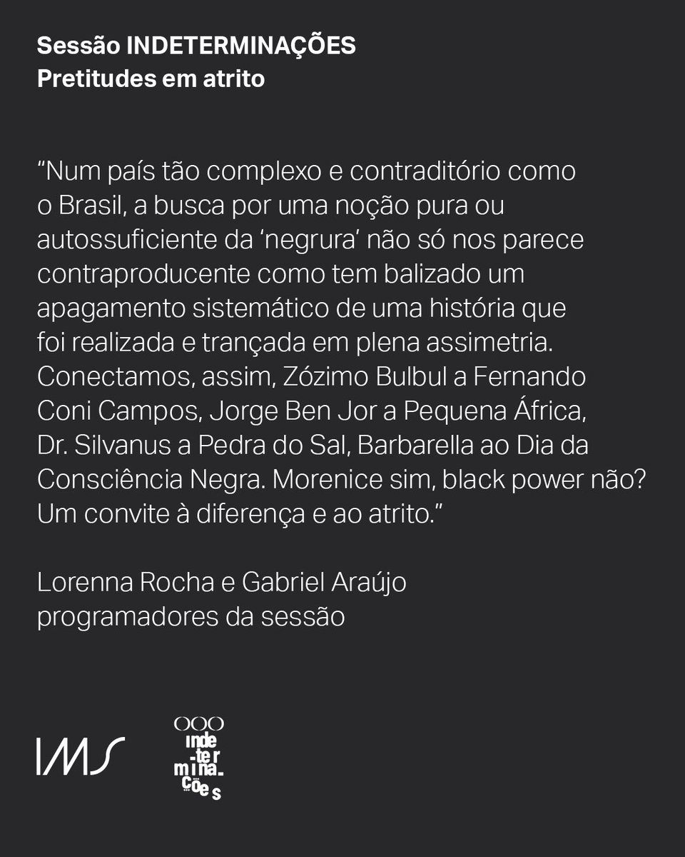 INDETERMINAÇÕES tweet media