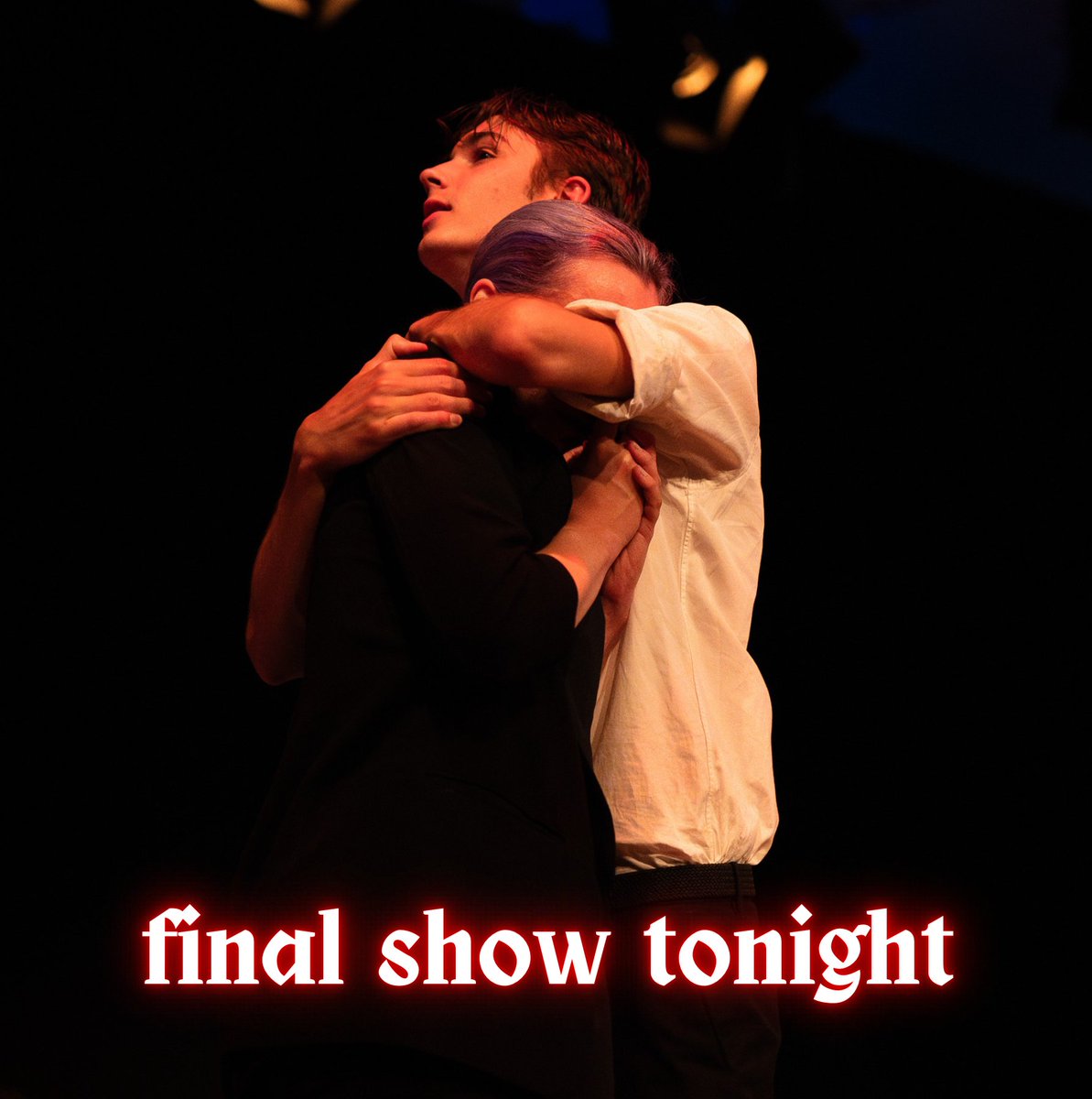 ALL Productions (@myblood2024) on Twitter photo ⏱️Tonight is the LAST CHANCE to catch #MyBloodPlay at the #EdFringe!
If you haven’t seen it yet, this is your time to experience the suspense 🥶 drama 🎭 and powerful performances of our actors
Don’t miss out on this gripping psychological thriller!
21:40 <a href="/theSpaceUK/">theSpaceUK</a> Triplex ⏱️Tonight is the LAST CHANCE to catch #MyBloodPlay at the #EdFringe!
If you haven’t seen it yet, this is your time to experience the suspense 🥶 drama 🎭 and powerful performances of our actors
Don’t miss out on this gripping psychological thriller!
21:40 <a href="/theSpaceUK/">theSpaceUK</a> Triplex