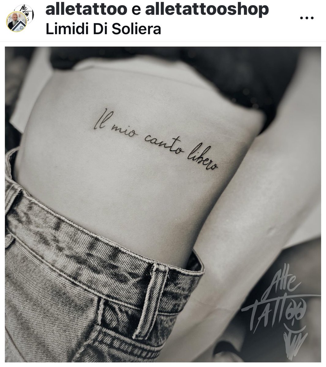 AlleTattoo's tweet photo. Buon giorno #alletattoo #tattoo #scritte #modena #limidi https://t.co/9ZAfWtGhOA