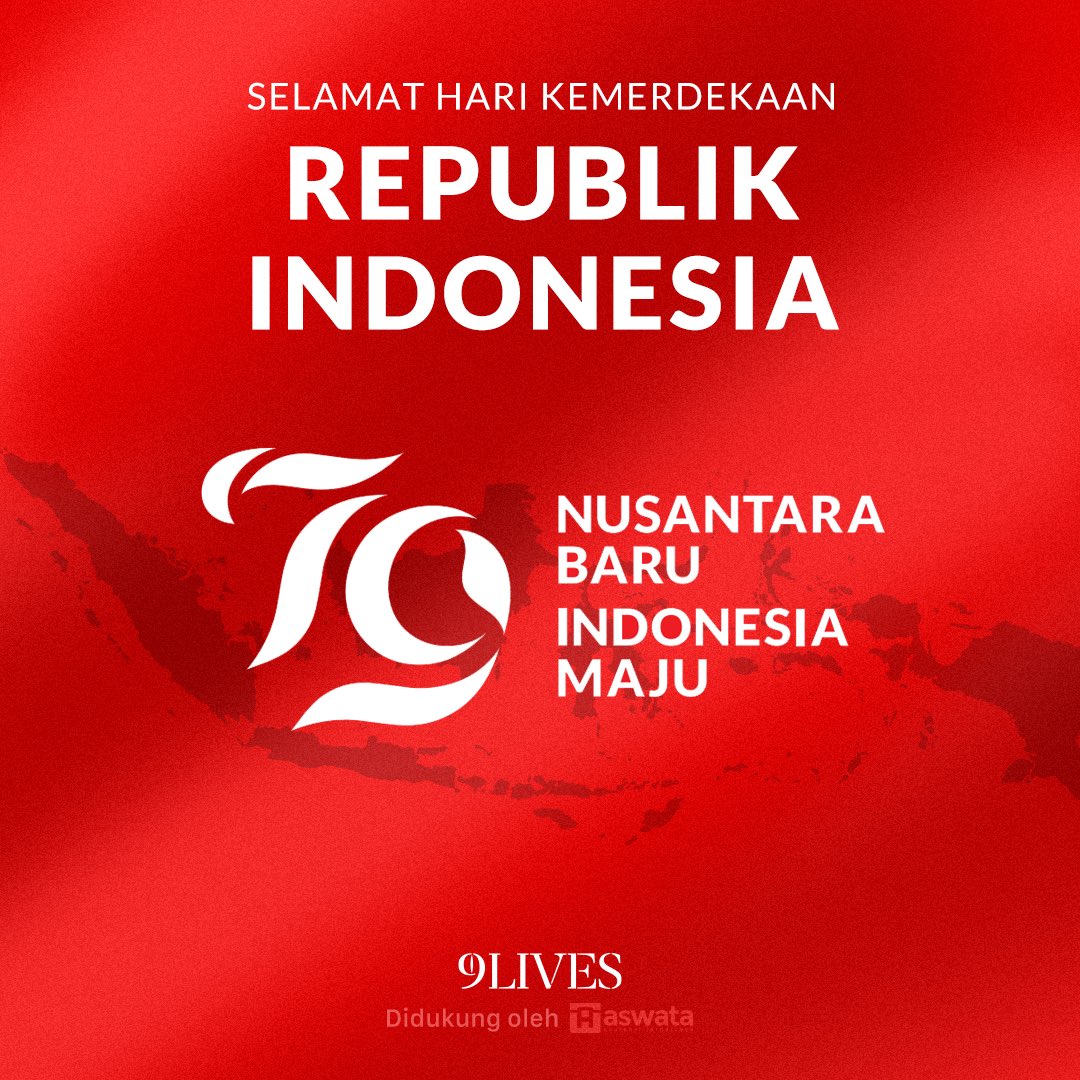 9LivesID's tweet photo. Dirgahayu Indonesia! 🇮🇩 

Udah menang lomba apa aja nih hari ini? 👀 https://t.co/dFxaoYSTXx