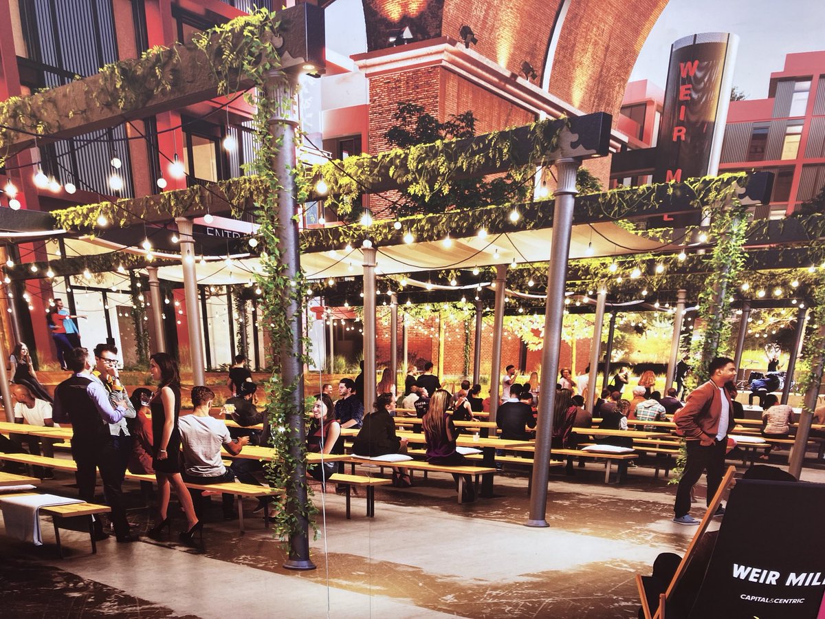 BarbaraNice's tweet image. picture they are using to advertise the wier mill development Stockport. Town centre I can’t see me or Vera or any body like us in it makes you feel that not everybodywill be part of the” 200 year old cotton mill that they are making into the hottest place to hang out “#excluded