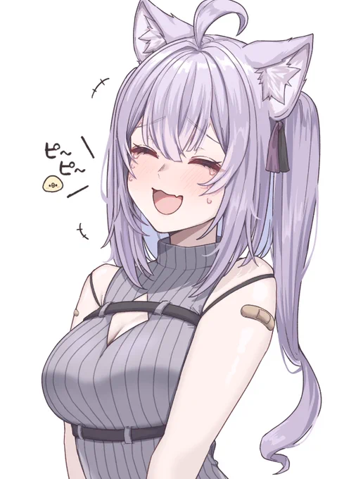 喉がピーピーいうおかゆん⸜⸝#絵かゆ 