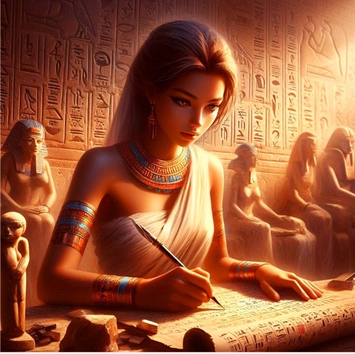 CastroEscritora's tweet photo. Existieron también mujeres escribas en el #antiguoEgipto, aunque apenas tengamos noticias sobre ellas. En esta novela, una #escriba tendrá un papel importante en la historia. #novelalesbica #queleerenagosto #lgtbi #historiadelesbianas #guerreras #faraonas

https://t.co/IPjdES4a0p https://t.co/xv0Fkm2iiB
