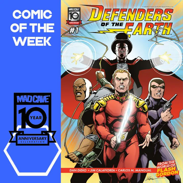 GeekyBrummie's tweet photo. From @MadCaveStudios #DefendersoftheEarth is @hardluckhotel #ComicoftheWeek
Keith says "the art looks to be a visual treat, capturing the essence of the original animated series".  Read more about it in the #ComicsPullList ⤵️^VP
https://t.co/gEJGMzQ4By https://t.co/EVFliPRwiK