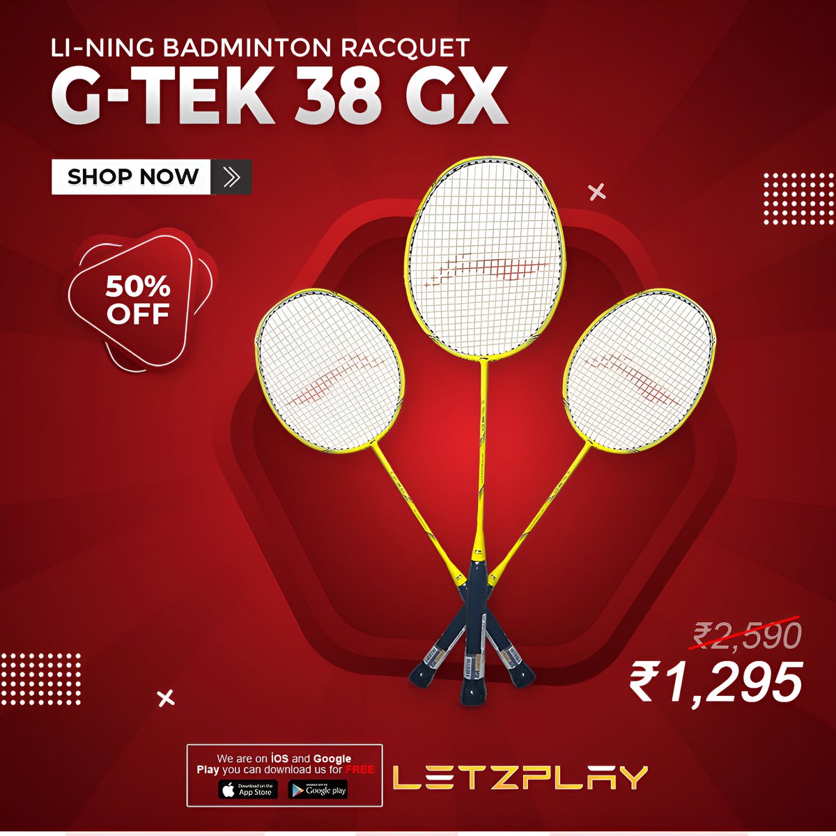 itletzplay's tweet photo. Check out the exclusive collection of Li-Ning Badminton Rackets at unbeatable prices on https://t.co/ItYkUEt4nF 🏸💥

Download our Android App today for a seamless shopping experience! 📲

App Download Link: Download Now! https://t.co/KAFE5aUOz7

#Badminton #LiNing #ShopNow 🛒 https://t.co/awlGGINaKs