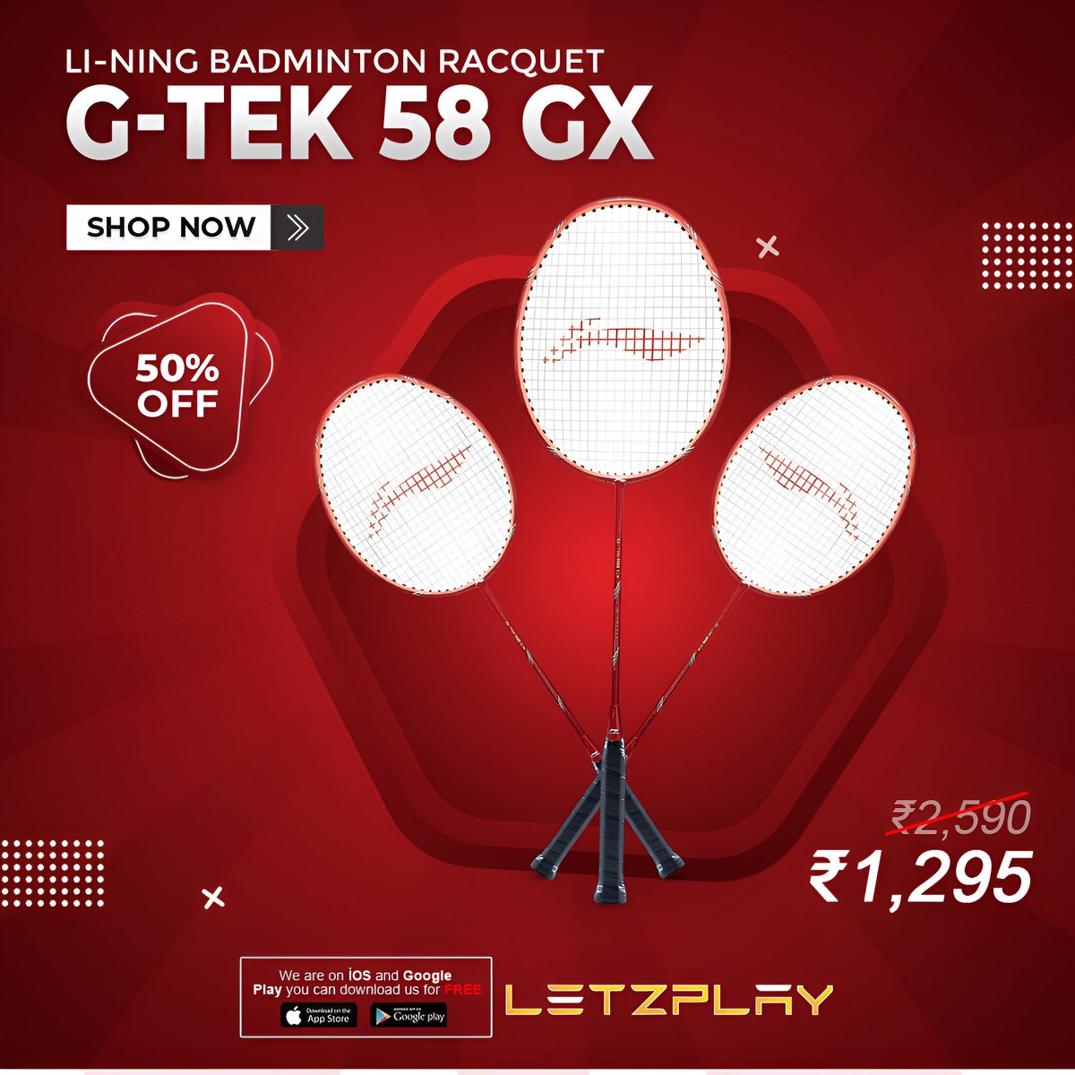 itletzplay's tweet photo. Check out the exclusive collection of Li-Ning Badminton Rackets at unbeatable prices on https://t.co/ItYkUEt4nF 🏸💥

Download our Android App today for a seamless shopping experience! 📲

App Download Link: Download Now! https://t.co/KAFE5aUOz7

#Badminton #LiNing #ShopNow 🛒 https://t.co/awlGGINaKs