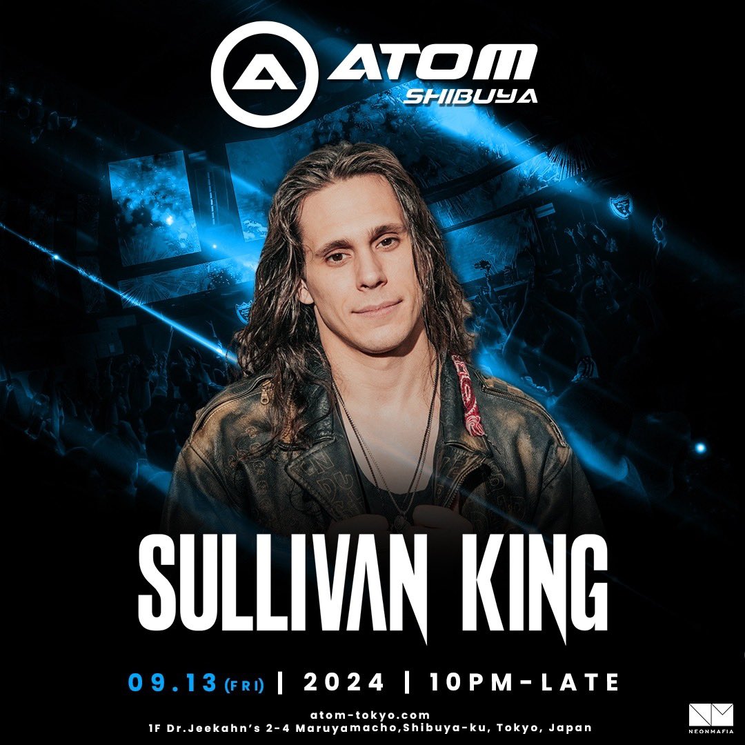 atom_tokyo_info's tweet photo. 9/13 ATOM SHIBUYA Friday
#sullivanking #サリバンキング https://t.co/8IO4E4IwUu