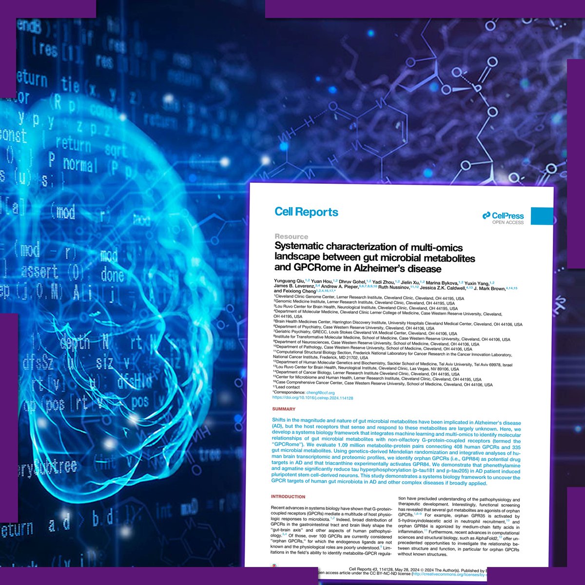 Nέα μελέτη, χρησιμοποιώντας μοντέλα μηχανικής μάθησης, αναγνώρισε το πώς αλληλεπιδρούν ουσίες που παράγουν μικροοργανισμοί με υποδοχείς των νευρικών κυττάρων και τις συνέπειες σε κύτταρα ασθενούς που πάσχει από Αλτσχάιμερ.

Περισσότερα στο άρθρο μας: bit.ly/4fMB4qW
